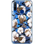 Прозрачный чехол Uprint Honor 9X Cotton flowers