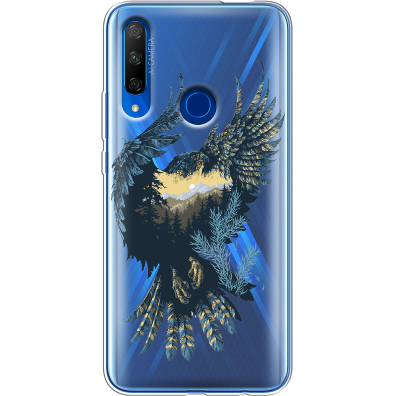 Прозрачный чехол Uprint Honor 9X Eagle