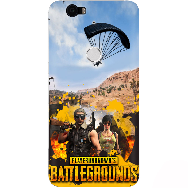 Чехол Uprint Huawei Nexus 6P Pubg parachute