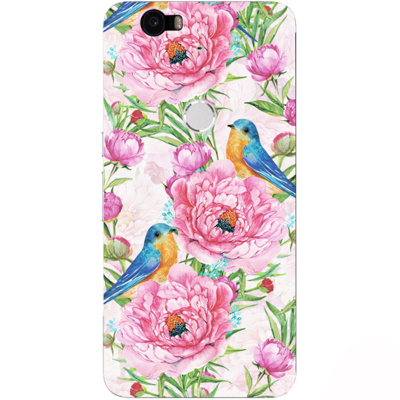 Чехол Uprint Huawei Nexus 6P Birds and Flowers