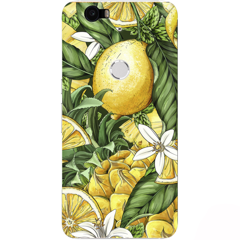 Чехол Uprint Huawei Nexus 6P Lemon Pattern