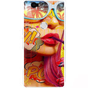 Чехол Uprint Huawei Nexus 6P Yellow Girl Pop Art