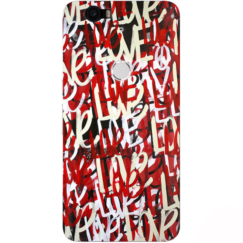 Чехол Uprint Huawei Nexus 6P Love Graffiti