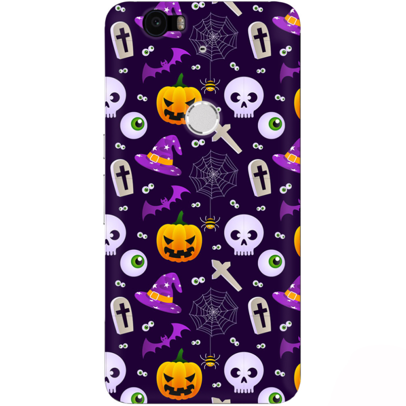 Чехол Uprint Huawei Nexus 6P Halloween Purple Mood