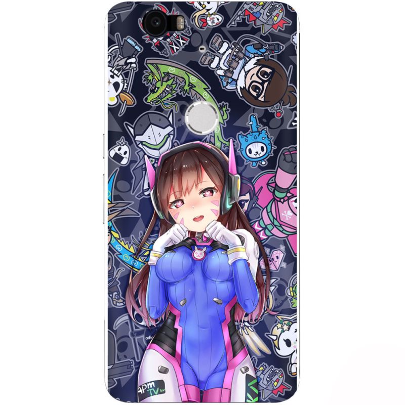 Чехол Uprint Huawei Nexus 6P Overwatch D.VA