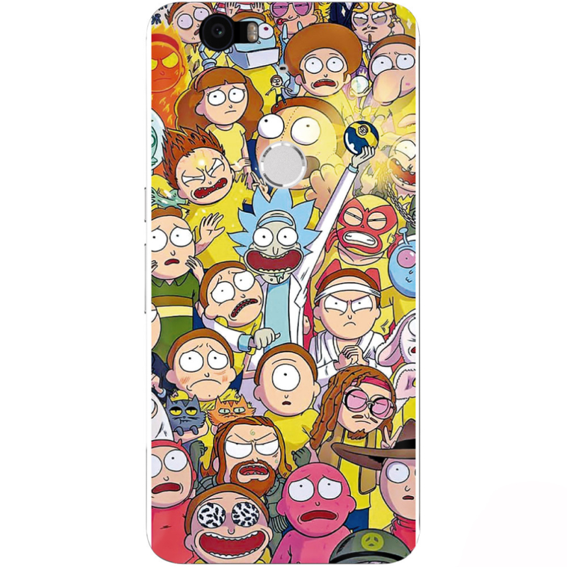 Чехол Uprint Huawei Nexus 6P Rick and Morty