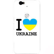 Чехол Uprint Huawei Nexus 6P I love Ukraine
