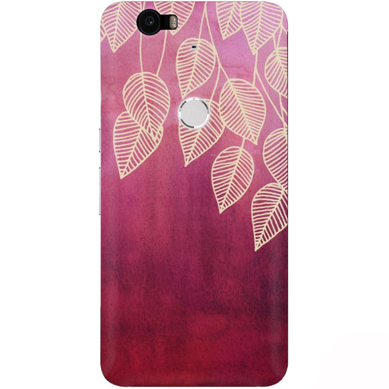 Чехол Uprint Huawei Nexus 6P Gold Leaves