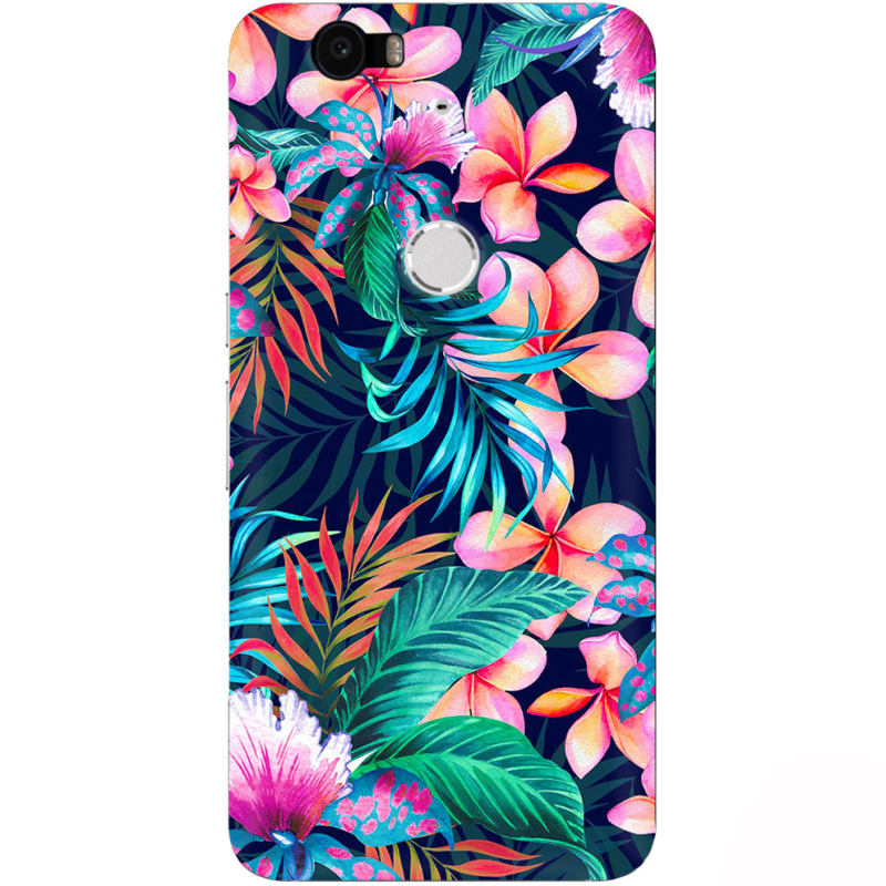 Чехол Uprint Huawei Nexus 6P flowers in the tropics