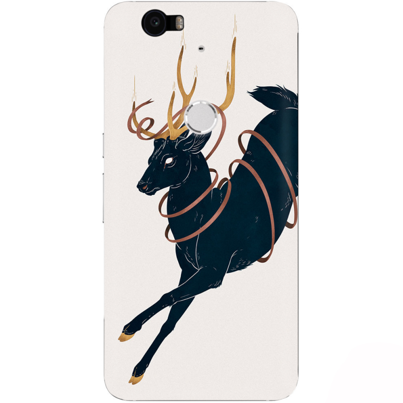 Чехол Uprint Huawei Nexus 6P Black Deer