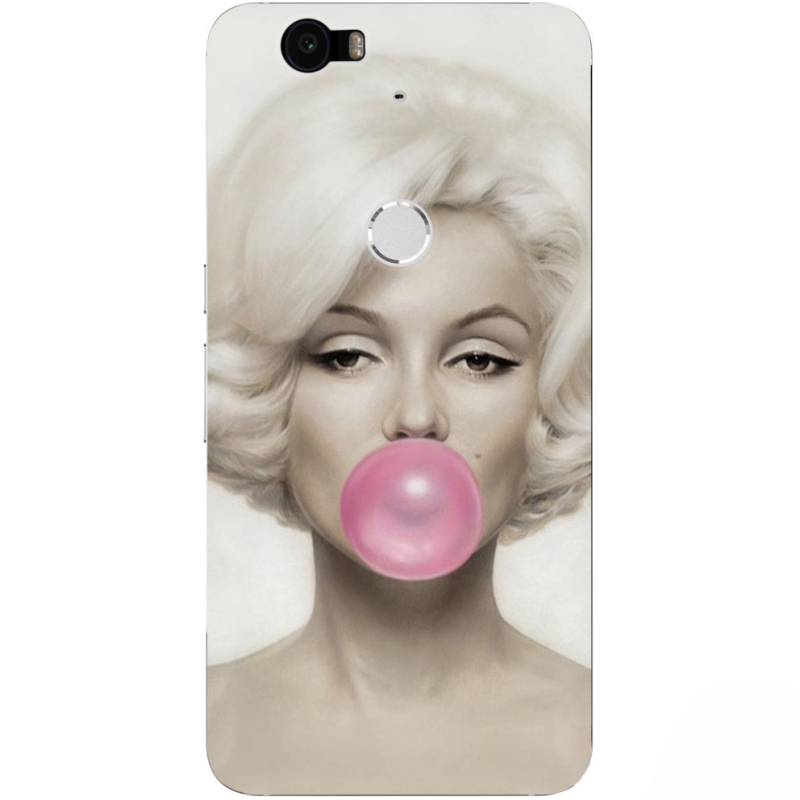 Чехол Uprint Huawei Nexus 6P Marilyn Monroe Bubble Gum