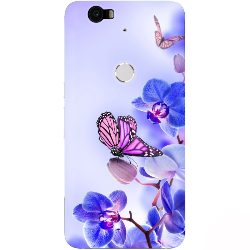 Чехол Uprint Huawei Nexus 6P Orchids and Butterflies