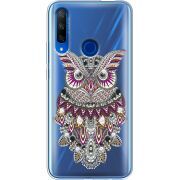 Чехол со стразами Honor 9X Owl