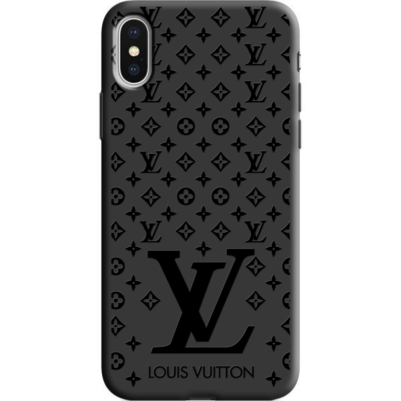 Черный чехол Uprint Apple iPhone X LV Style