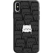 Черный чехол Uprint Apple iPhone X 