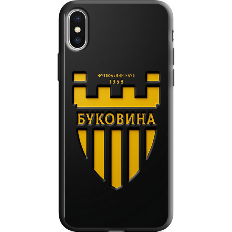 Черный чехол Uprint Apple iPhone X 