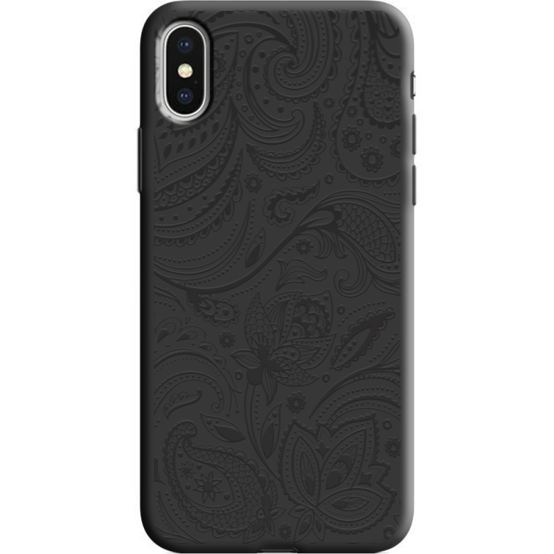 Черный чехол Uprint Apple iPhone X 