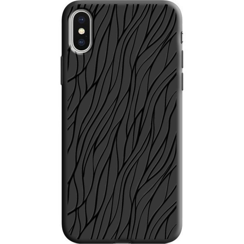 Черный чехол Uprint Apple iPhone X 