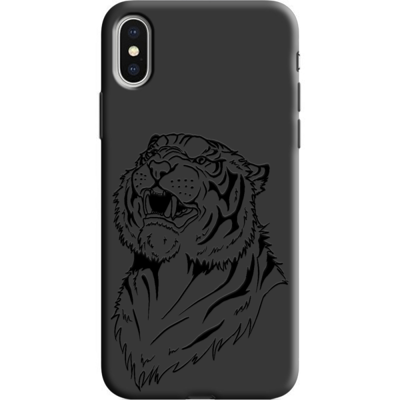 Черный чехол Uprint Apple iPhone X 