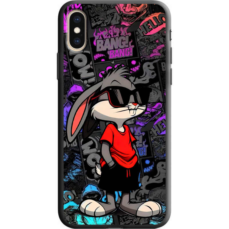 Черный чехол Uprint Apple iPhone XS Малий вухань