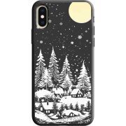 Черный чехол Uprint Apple iPhone XS 