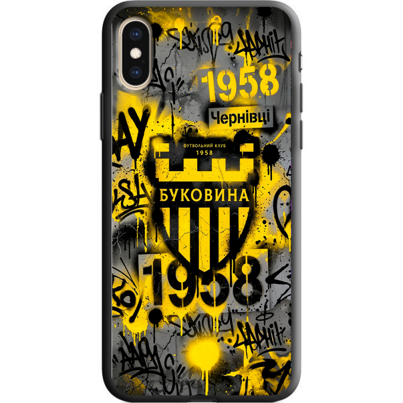 Черный чехол Uprint Apple iPhone XS 