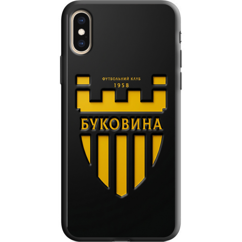 Черный чехол Uprint Apple iPhone XS 