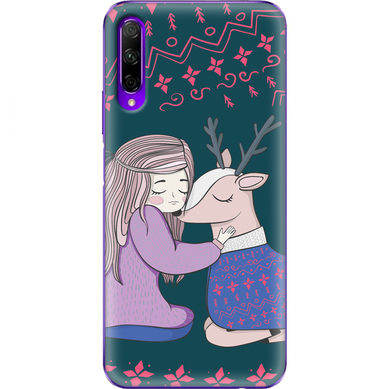 Чехол Uprint Honor 9X Pro Girl and deer