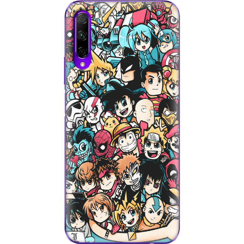 Чехол Uprint Honor 9X Pro Anime Stickers