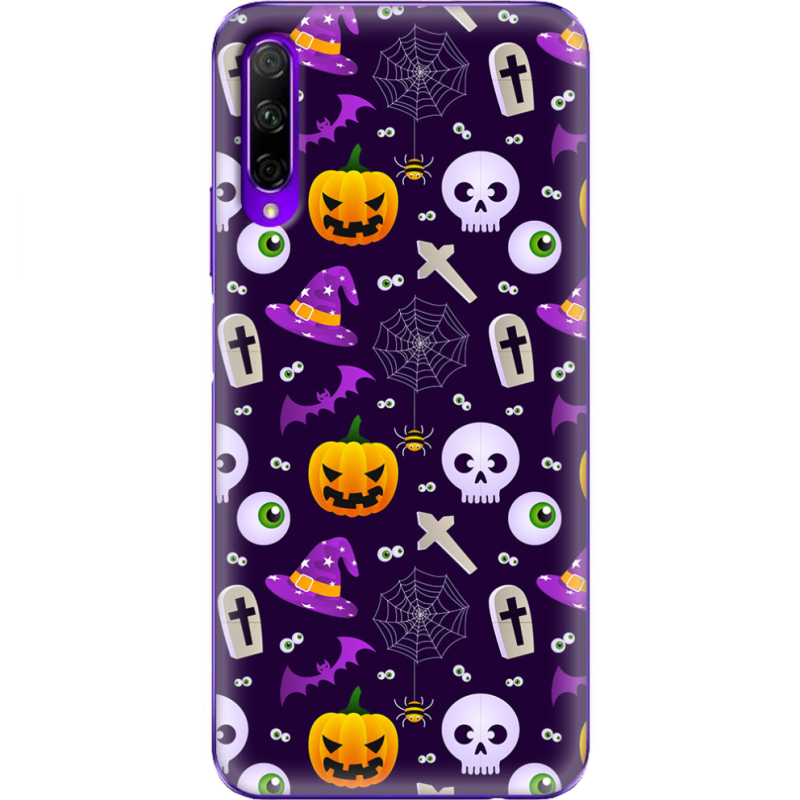 Чехол Uprint Honor 9X Pro Halloween Purple Mood