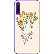 Чехол Uprint Honor 9X Pro Flower Hands