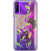 Прозрачный чехол Uprint Honor 9X Pro Cute Mermaid