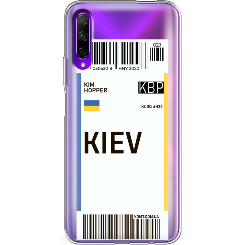 Прозрачный чехол Uprint Honor 9X Pro Ticket Kiev