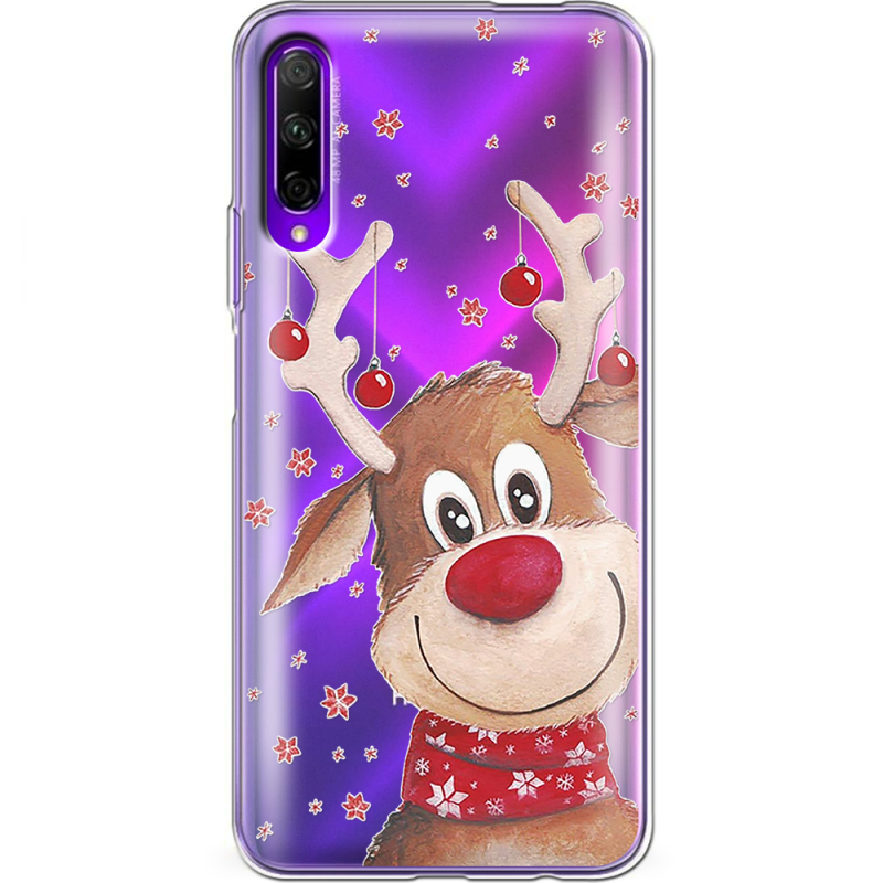 Прозрачный чехол Uprint Honor 9X Pro Winter Deer