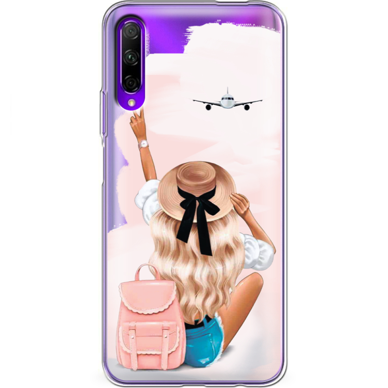 Прозрачный чехол Uprint Honor 9X Pro Travel Girl