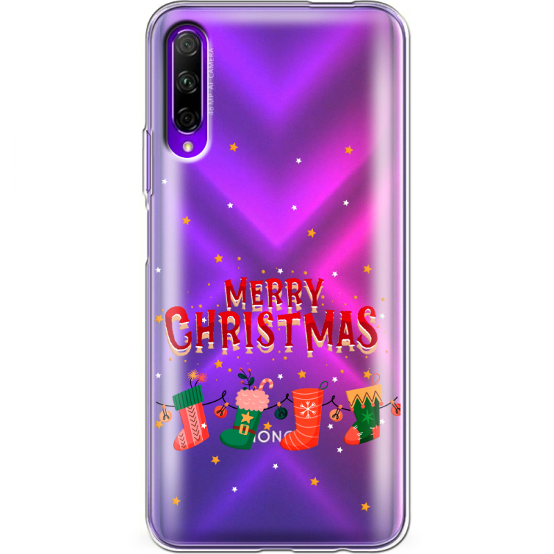 Прозрачный чехол Uprint Honor 9X Pro Merry Christmas