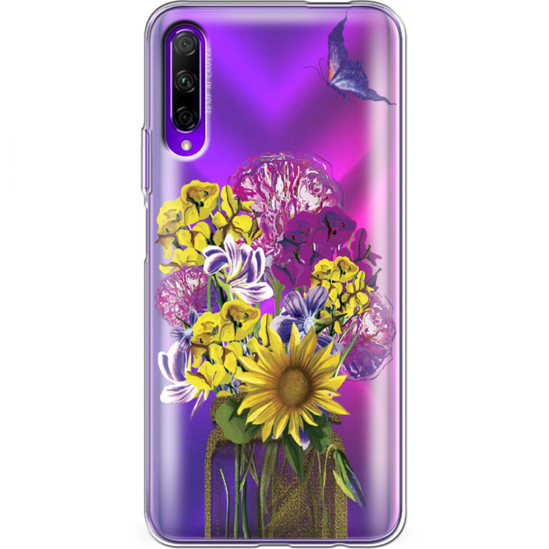 Прозрачный чехол Uprint Honor 9X Pro My Bouquet