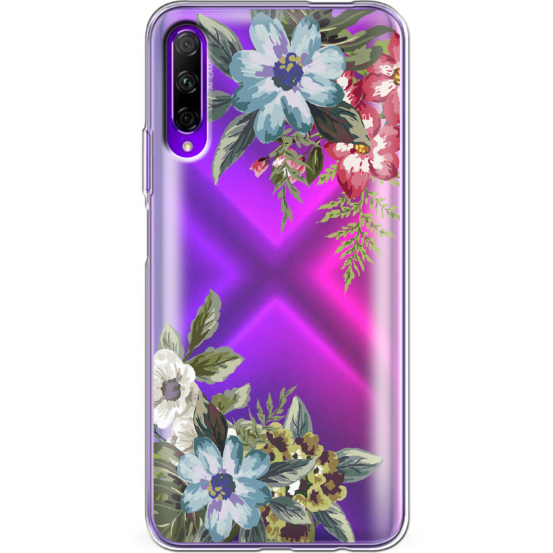 Прозрачный чехол Uprint Honor 9X Pro Floral