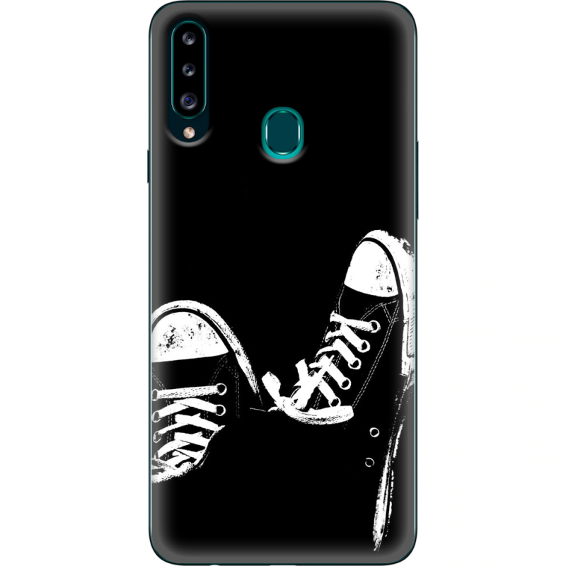 Чехол Uprint Samsung A207 Galaxy A20s Black Sneakers