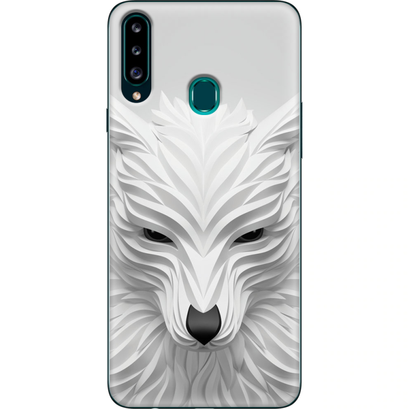 Чехол Uprint Samsung A207 Galaxy A20s White Wolf