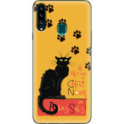 Чехол Uprint Samsung A207 Galaxy A20s Noir Cat