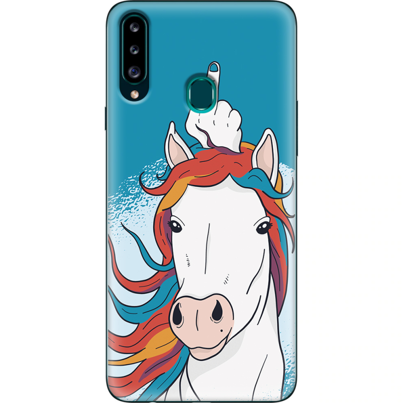 Чехол Uprint Samsung A207 Galaxy A20s Fuck Unicorn