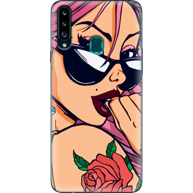 Чехол Uprint Samsung A207 Galaxy A20s Pink Girl