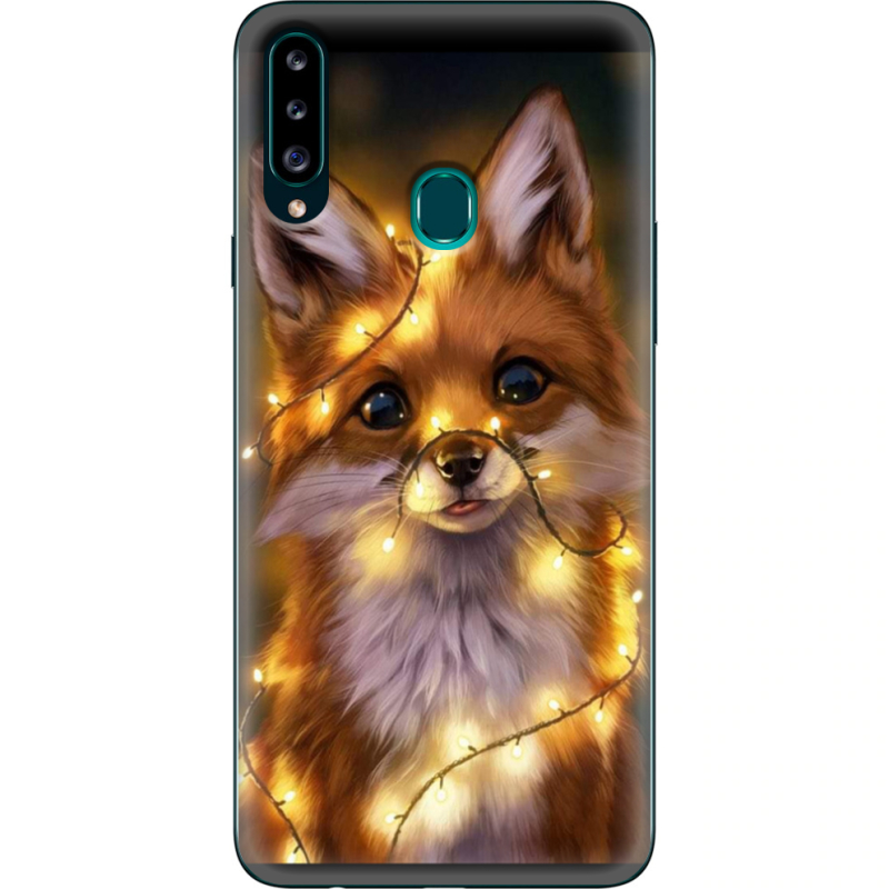 Чехол Uprint Samsung A207 Galaxy A20s Рождественская лиса