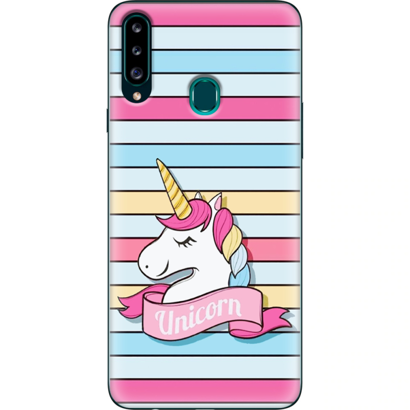 Чехол Uprint Samsung A207 Galaxy A20s Unicorn