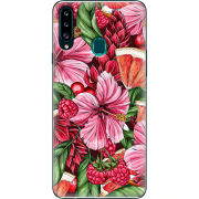 Чехол Uprint Samsung A207 Galaxy A20s Tropical Flowers