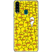 Чехол Uprint Samsung A207 Galaxy A20s Yellow Ducklings