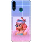 Чехол Uprint Samsung A207 Galaxy A20s Girl in the Clouds