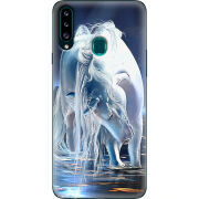 Чехол Uprint Samsung A207 Galaxy A20s White Horse