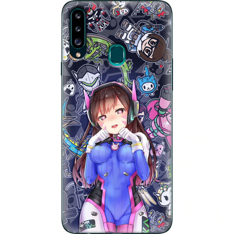 Чехол Uprint Samsung A207 Galaxy A20s Overwatch D.VA